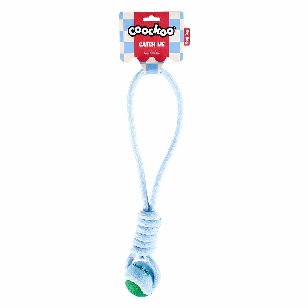 Duvo Coockoo Juguete Perro Catch Me Azul y Verde 6 x 45 x 6 cm