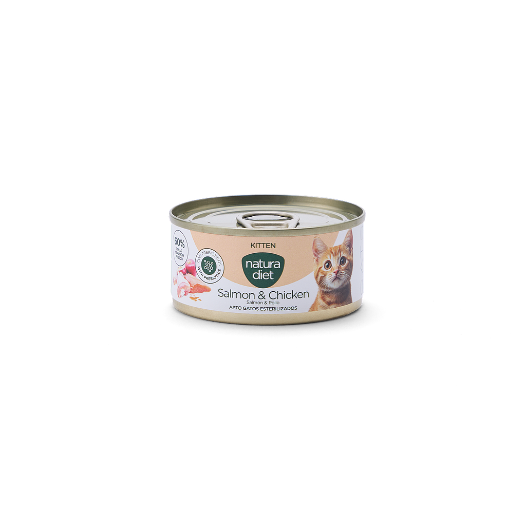 DNG Natura Diet Cat Pate Kitten Salmón & Chicken 85 g