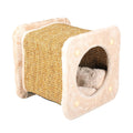Duvo Rascador Gato Túnel Square Beige 30 x 30 x 28 cm