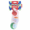 Duvo Coockoo Juguete Perro Let's Play Colores Surtidos 3 uds 6,4 cm