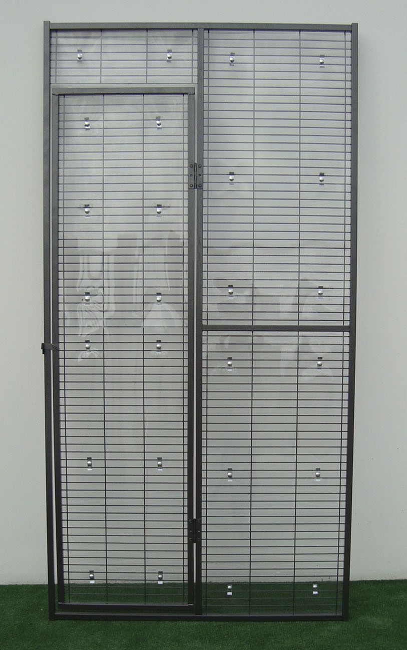 Panel PVC rígido transparente voladero loro (piezas G, H, I, J, J1, K, L)