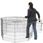 Parque para perros Plegable Negro