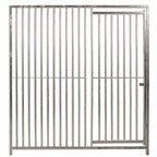 Frente de Boxes para Perros ECO Barras 5 cm con Puerta