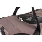 Transportín Plegable Para Perro Flamingo Alix Taupe