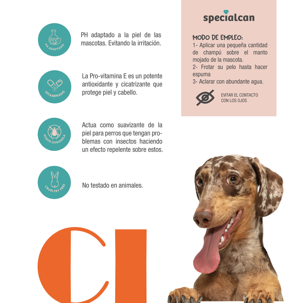 Specialcan Champú Citronela