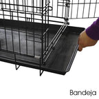 Bandeja de plástico para Jaulas de Perro